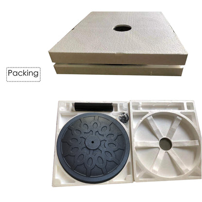 Free Standing Round Black Resin Umbrella Base
