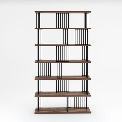86.81'' H x 47.24'' W Metal Etagere Bookcase