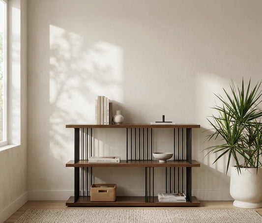 Minimalist 3-Tier Display Shelf for Living Room and Office