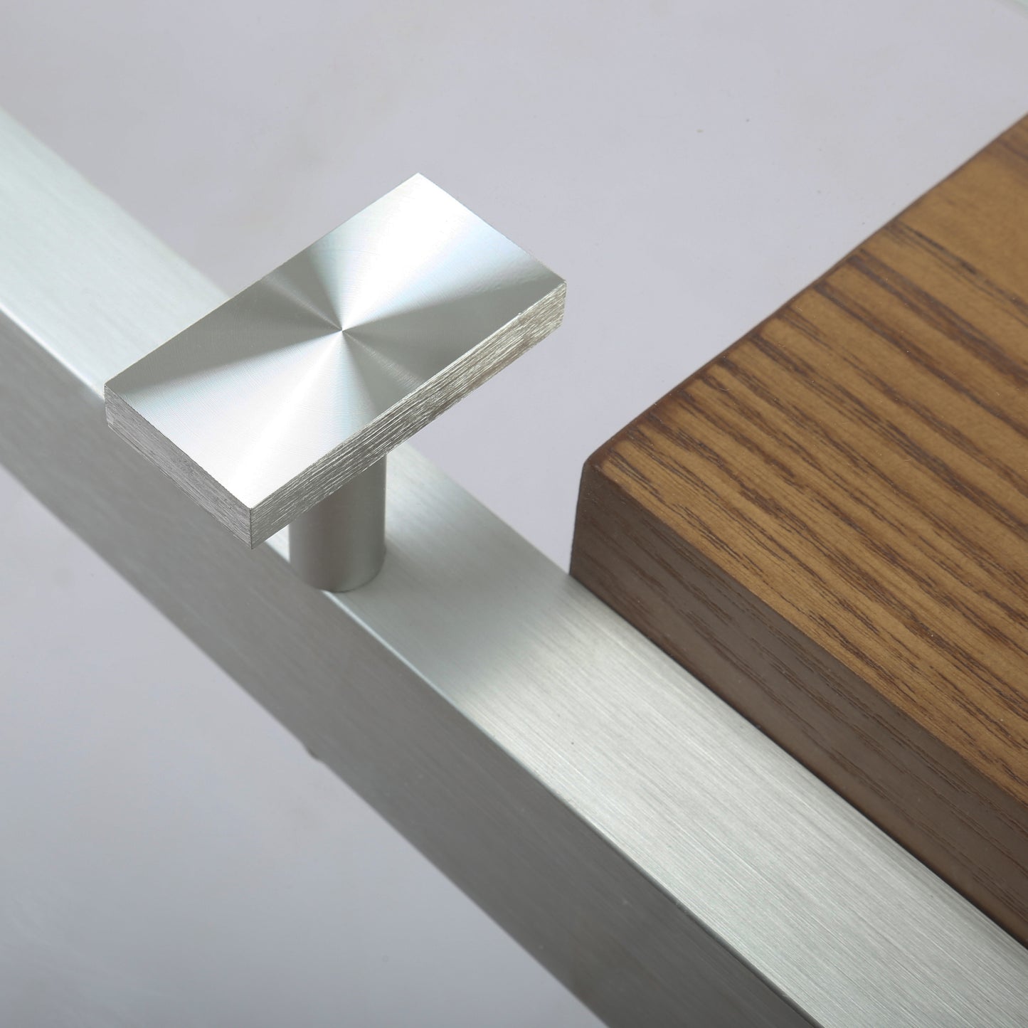 8682 Extendable Glass Top Solid Wood Base Dining Table