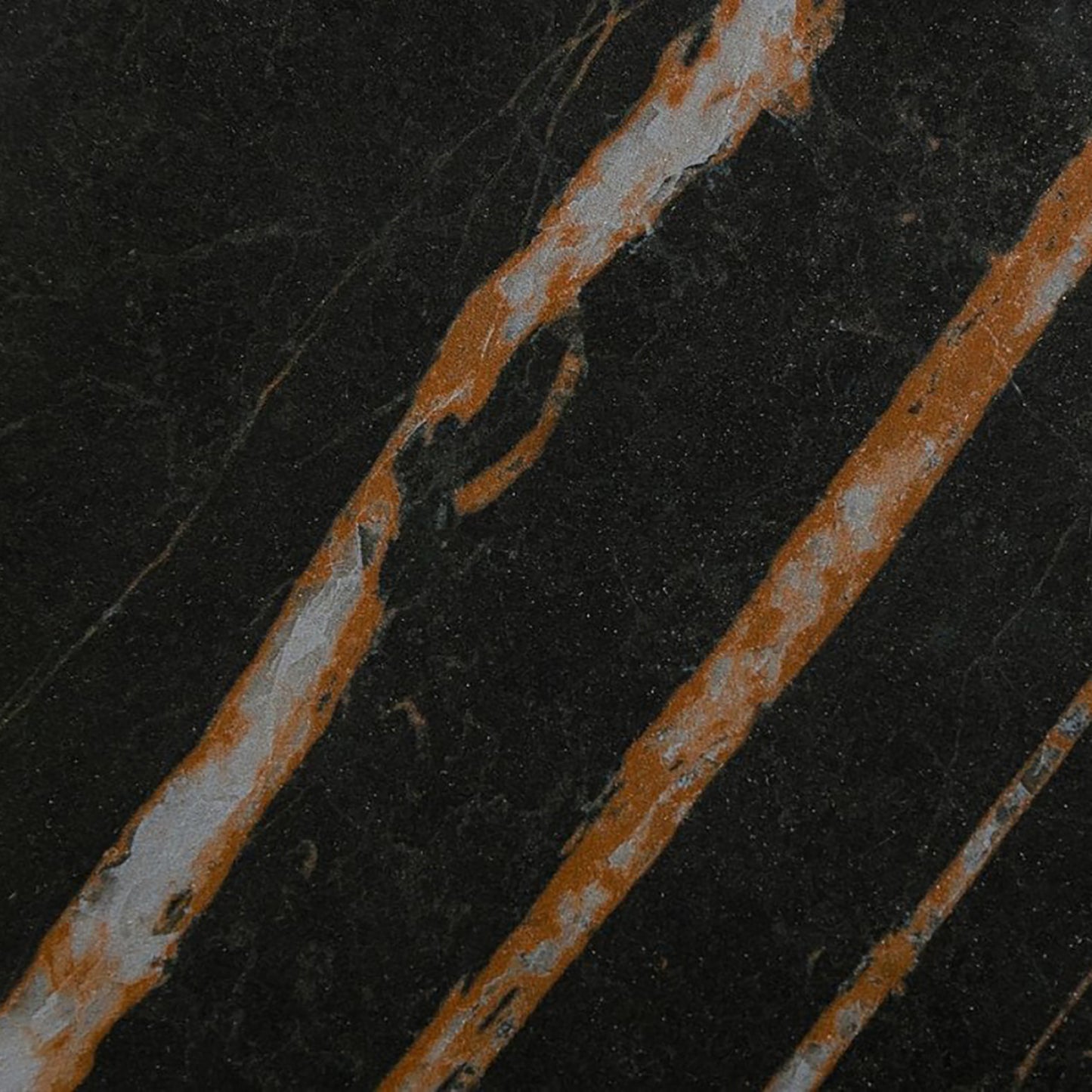 106" Extendable Black Marble Sintered Stone Dining Table with Matte Black X-Base