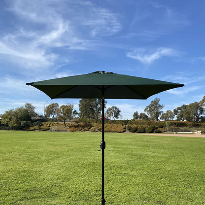 6.5 ft Square Patio Umbrella with Adjustable Crank