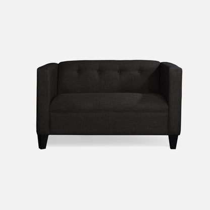 50” Modern Upholstered Loveseat Sofa with Button Tufted Back – Compact Couch for Small Spaces