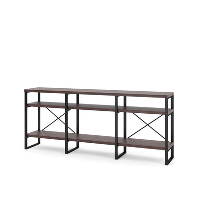 TV 180-9001X2  Modular TV Stand for TVs up to 78", Customizable 3-Tier Media Console with Expandable Powder-Coated Metal Frame