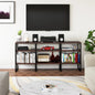 TV 180-9001X2  Modular TV Stand for TVs up to 78", Customizable 3-Tier Media Console with Expandable Powder-Coated Metal Frame