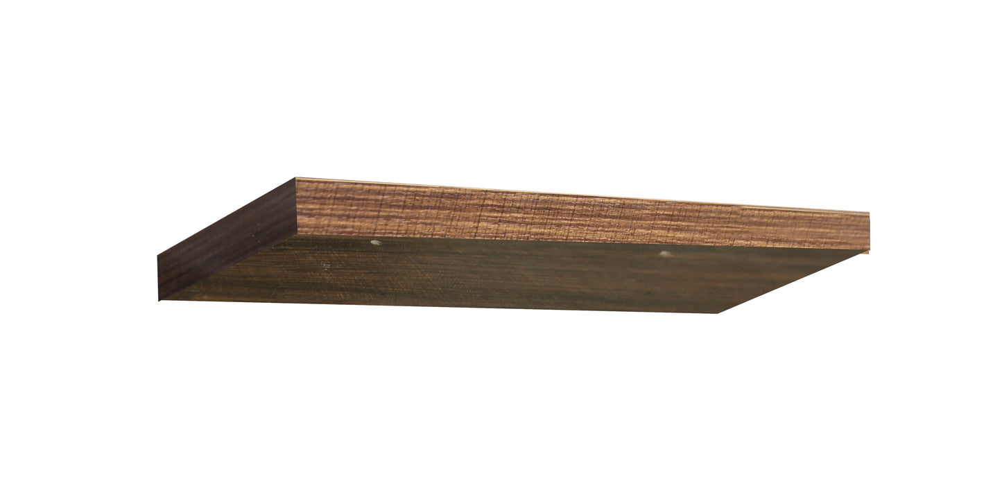 Modern and Contemporary Antique Walnut Floating Shelf