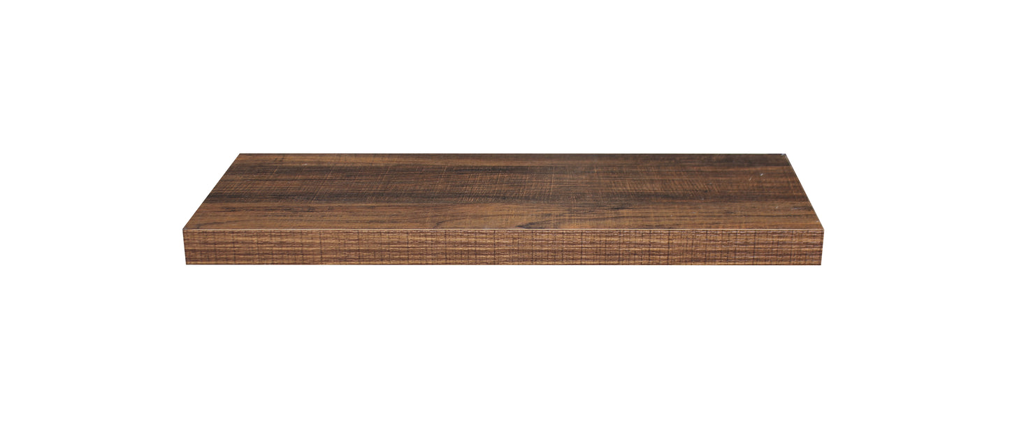 Modern and Contemporary Antique Walnut Floating Shelf