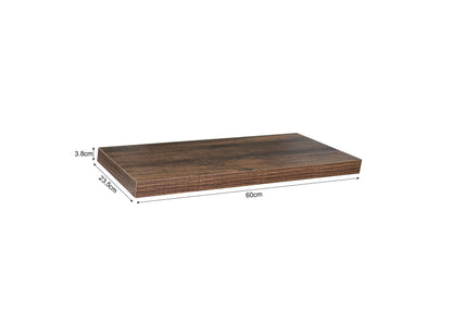 Modern and Contemporary Antique Walnut Floating Shelf