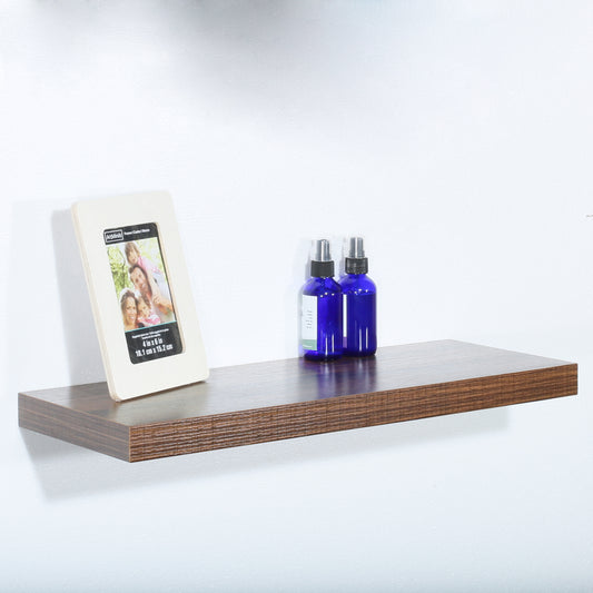 Modern and Contemporary Antique Walnut Floating Shelf