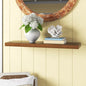 Wall Mounted Floating Shelf, Antique Walnut Wood Shelf for Storage & Display