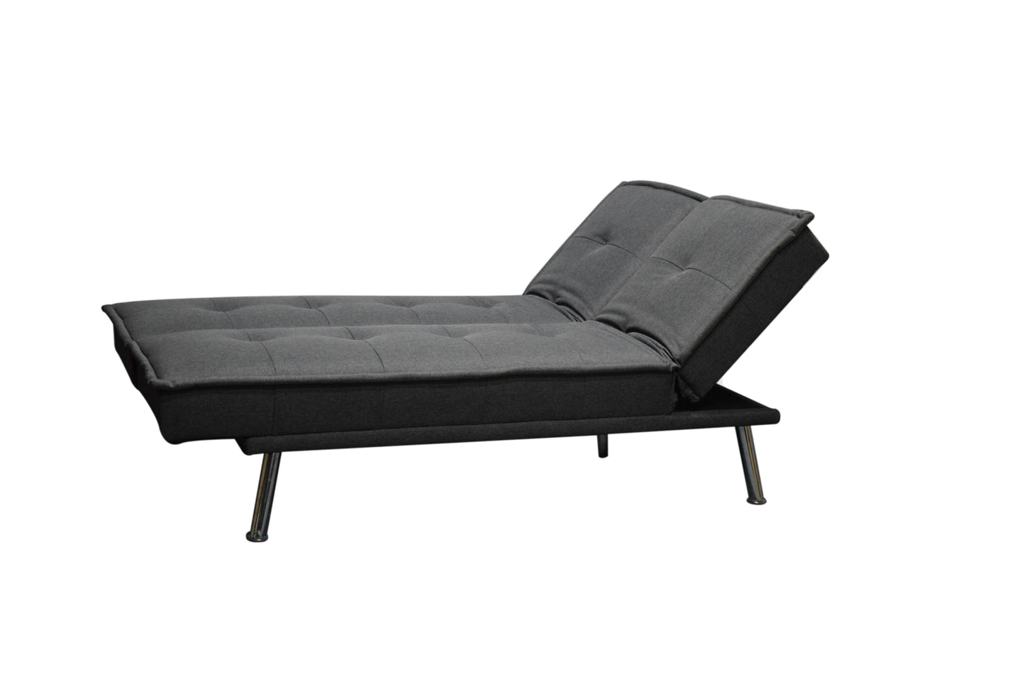 Modern Convertible Futon Sofa Bed – Adjustable Backrest Sleeper for Small Spaces